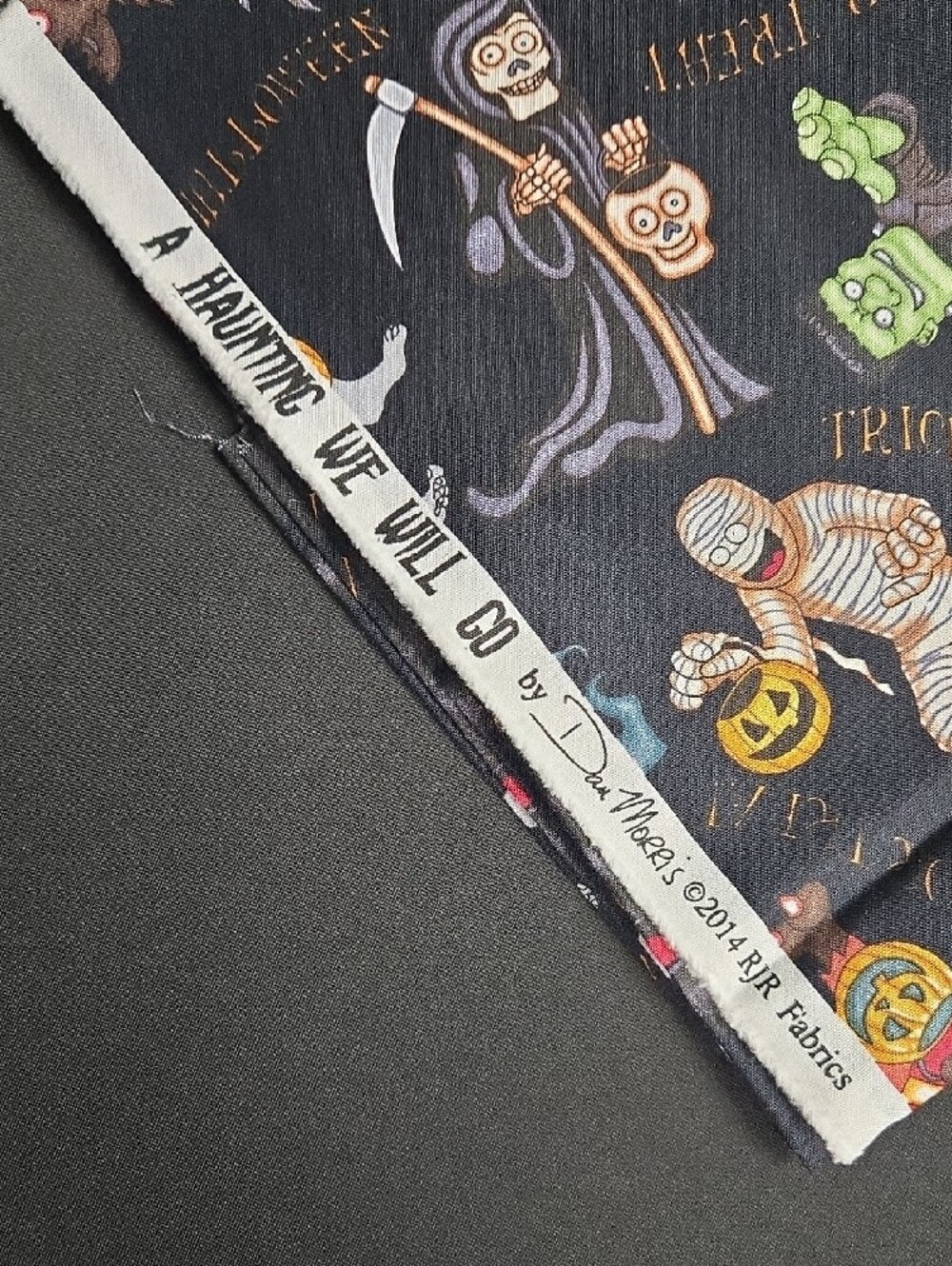๐๐๐A Haunting We Will Go by Dan Morris 2014 RJR Fabrics 14"x44" - Picture 6 of 6